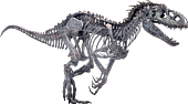 Jurassic World - Indominus Rex Skeleton 1/24th Scale Bronze Statue