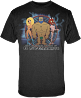 El Superbeasto - Radial Glow Male T-Shirt 1