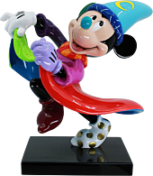 Fantasia (1940) - Sorcerer Mickey 85th Anniversary 8" Statue by Romero Britto