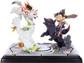 Okamiden - Chibiterasu vs. Dark Chibiterasu & Possessed Kuni 13” Statue