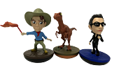 Jurassic Park - Series 1 Revos 4” Vinyl Figure Bundle (Set of 3)