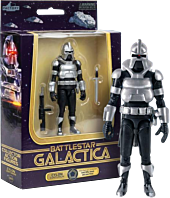 Battlestar Galactica (1978) - Cylon Centurion (Silver) 3.75'' Scale Action Figure