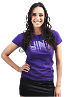 J!nx - Faded Pixels Purple Female T-Shirt