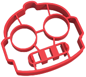 Funny Side Up Robot Egg Mould