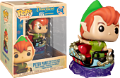 Peter Pan - Peter Pan with the Peter Pan’s Flight Attraction Disneyland 65th Anniversary Pop! Rides Vinyl Figure
