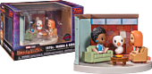 WandaVision - 1970s Wanda & Monica in Living Room Diorama Mini Moments Vinyl Figure