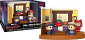 WandaVision - 2000s Wanda & Vision with Billy & Tommy Diorama Mini Moments Vinyl Figure