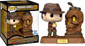 Indiana Jones and the Temple of Doom - Indiana Jones with Sankara Stones Light Up Pop! Deluxe Vinyl Figure (Funko / Popcultcha Exclusive)