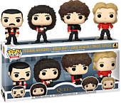 Queen - Freddie Mercury, Brian May, John Deacon & Roger Taylor Pop! Vinyl 4-Pack