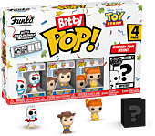 Toy Story 4 - Forky, Woody, Gabby Gabby & Mystery Bitty Pop! Vinyl Figure 4-Pack
