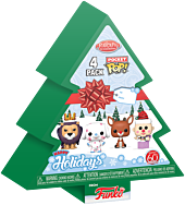 Rudolph the Red-Nosed Reindeer (1964) - Christmas Tree Holiday Box Pocket Pop! Vinyl 4-Pack
