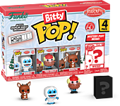 Rudolph the Red-Nosed Reindeer (1964) - Bumble, Rudolph, Yukon & Mystery 60th Anniversary Bitty Pop! Vinyl Figure 4-Pack