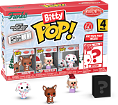 Rudolph the Red-Nosed Reindeer (1964) - Charlie-in-the-Box, Rudolph, Misfit Elephant & Mystery 60th Anniversary Bitty Pop! Vinyl