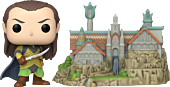 The Lord of the Rings - Elrond with Rivendell Pop! Town Vinyl Figure
