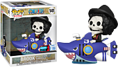 One Piece - Brook with Shark Submerge Pop! Rides Vinyl Figure (2025 Fall Convention Exclusive) (Popcultcha Exclusive)