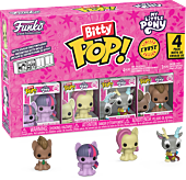 My Little Pony - Twilight Sparkle, Fluttershy, Discord & Dr. Hooves Bitty Pop! Vinyl Figure 4-Pack