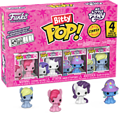 My Little Pony - Pinky Pie, Rarity, Trixie & Derpy Bitty Pop! Vinyl Figure 4-Pack