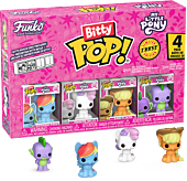 My Little Pony - Rainbow Dash, Sweetie Belle, Applejack & Spike Bitty Pop! Vinyl Figure 4-Pack
