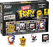 Five Nights at Freddy's - Withered Golden Freddy, Marionette, Lolbit and Sun & Moon Bitty Pop! Vinyl Figure 4-Pack