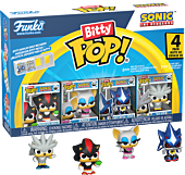 Sonic the Hedgehog - Shadow, Rouge, Neo Metal Sonic & Silver Bitty Pop! Vinyl Figure 4-Pack