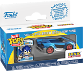 Sonic the Hedgehog - Sonic and Speed Star Lightning Bitty Pop! Rides Vinyl Figure