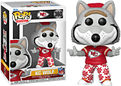 NFL Football: Mascots - Kansas City Chiefs KC Wolf Pop! Vinyl Figure