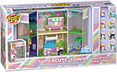 Hello Kitty & Friends - Supercute Town Bitty Pop! Playset with 10 Bitty Pop! Vinyl Figures