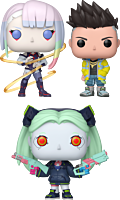 Cyberpunk: Edgerunners - David, Lucy & Rebecca Pop! Vinyl Figure Bundle (Set of 3)