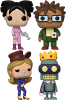 Futurama - Amy, Hermes, Sexy Scruffy & Super King Bender Pop! Vinyl Figure Bundle (Set of 4)