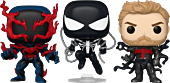 Spider-Man - King in Black, Symbiote Spider-Man 2099 & Spider-Man Pop! Vinyl Figure Bundle (Set of 3)