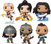 Avatar Aang: The Last Airbender - Aang, Zuko, Katara, Toph, Tagah & Sokka Pop! Vinyl Figure Bundle (Set of 6)