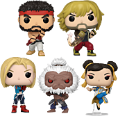 Street Fighter 6 - Akuma, Cammy, Chun-Li, Ken & Ryu Pop! Vinyl Figure Bundle (Set of 5)