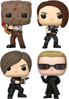 Resident Evil - Chainsaw Villager, Jill Valentine, Leon S. Kennedy & Albert Wesker Pop! Vinyl Figure Bundle (Set of 4)