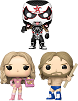 WWE - Penta, "Hacksaw" Jim Duggan & Tiffany Stratton Pop! Vinyl Figure Bundle (Set of 3)