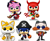 Sonic the Hedgehog - Amy, Knuckles, Tails, Sonic & Dr. Eggman (Halloween) Pop! Vinyl Figure Bundle (Set of 5)
