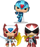 Mega Man - X, Proto Man & Zero Pop! Vinyl Figure Bundle (Set of 3)