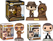 Indiana Jones - Professor Indy, Indy in Tuxedo & Indy with Sankara Stones Light Up Deluxe Pop! Vinyl Bundle (Set of 3)
