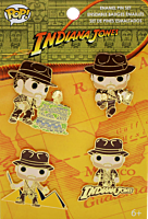 Indiana Jones and the Raiders of the Lost Ark - Indiana Jones Enamel Pop! Pin 4-Pack