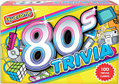Awesome 80s Trivia - 100 Pop Culture Questions Trivia Card Game