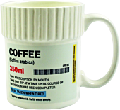 Gift Republic - Coffee Prescription Pill Pot Sculpted Ceramic Mug