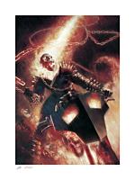 Ghost Rider - Ghost Rider Fine Art Print by Marco Mastrazzo