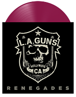 L.A. Guns - Renegades LP Vinyl Record (Purple Coloured Vinyl)