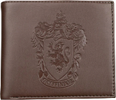 Gryffindor Logo Embossed Black Wallet