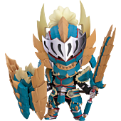 Monster Hunter World: Iceborn - Male Zinogre Alpha Armor Ver. 4” Nendoroid Action Figure