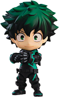 My Hero Academia: World Heroes' Mission - Izuku Midoriya (Stealth Suit Ver.) Nendoroid 4” Action Figure
