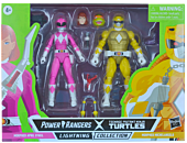 Mighty Morphin Power Rangers / Teenage Mutant Ninja Turtles - Morphed Michelangelo and Morphed April O’Neil Lightning Collection 6” Scale Action Figure 2-Pack