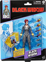 Black Widow - Black Widow (The Uncanny X-Men) with Mini Comic Book Retro Marvel Legends 6" Scale Action Figure