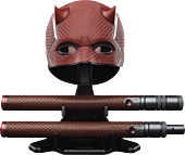 Daredevil: Born Again (2025) - Daredevil Mask and Billy Club Premium Roleplay 1:1 Scale Life-Size Prop Replica