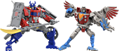Transformers - Optimus Prime & Starscream Samurai Transformers Timelines 5" Action Figure 2-Pack