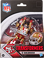 Transformers x NFL - San Francisco 49ers Goldrush Transformers Collaborative 5.5" Action Figure
